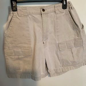 Tan Cargo Shorts L.L. Bean Size 10